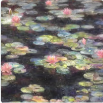 睡蓮の池の絵画作品